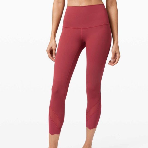 Lululemon Wunder Under Scallop Crop 23 